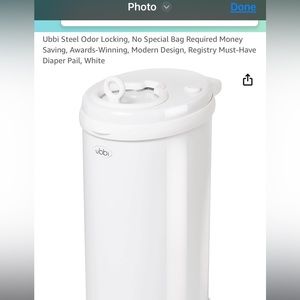 Ubbi Diaper Pail brand new